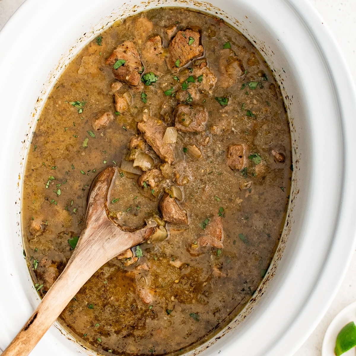Crockpot Chili Verde：輕鬆的慢燉鍋食譜