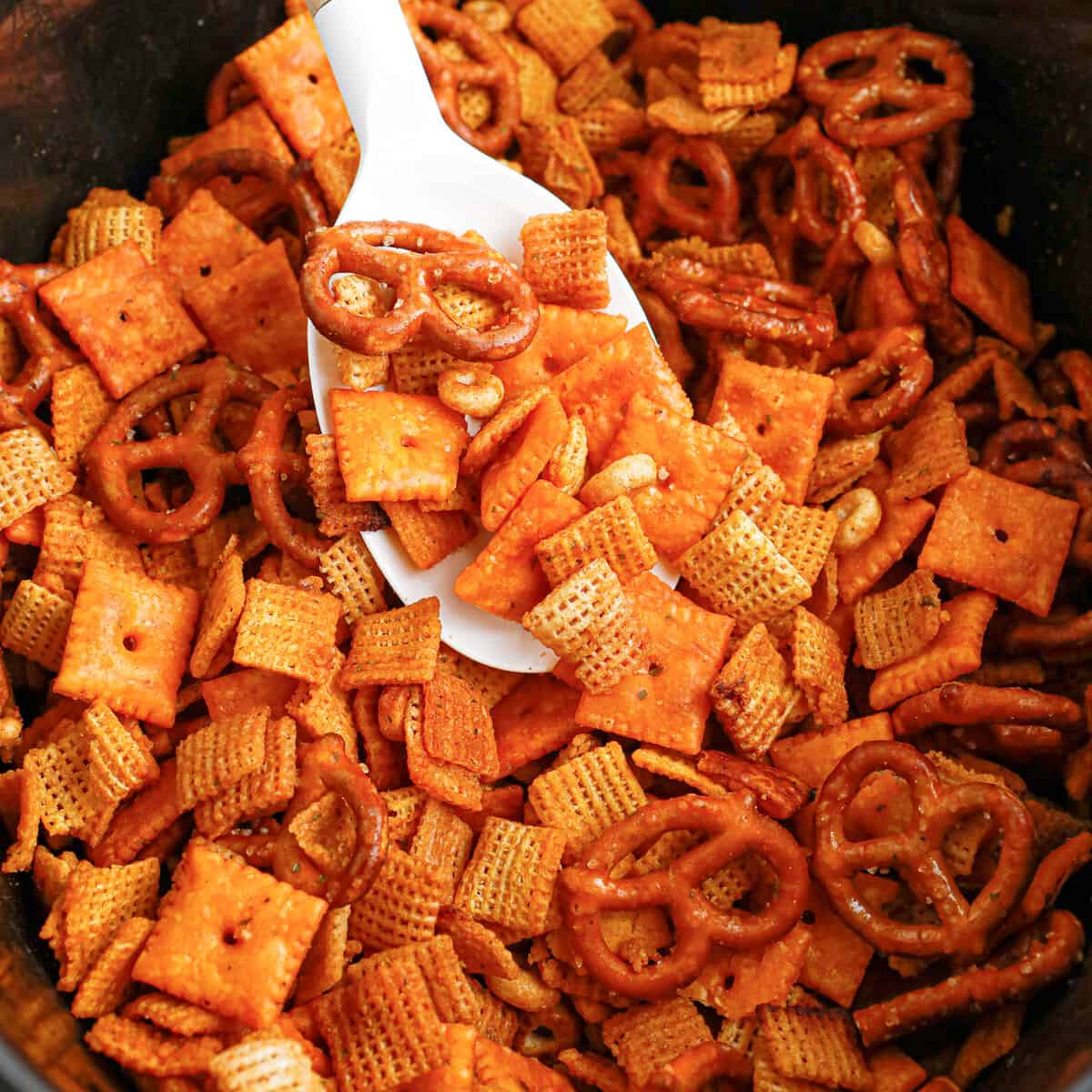 Crock Pot Buffalo Ranch Chex Mix