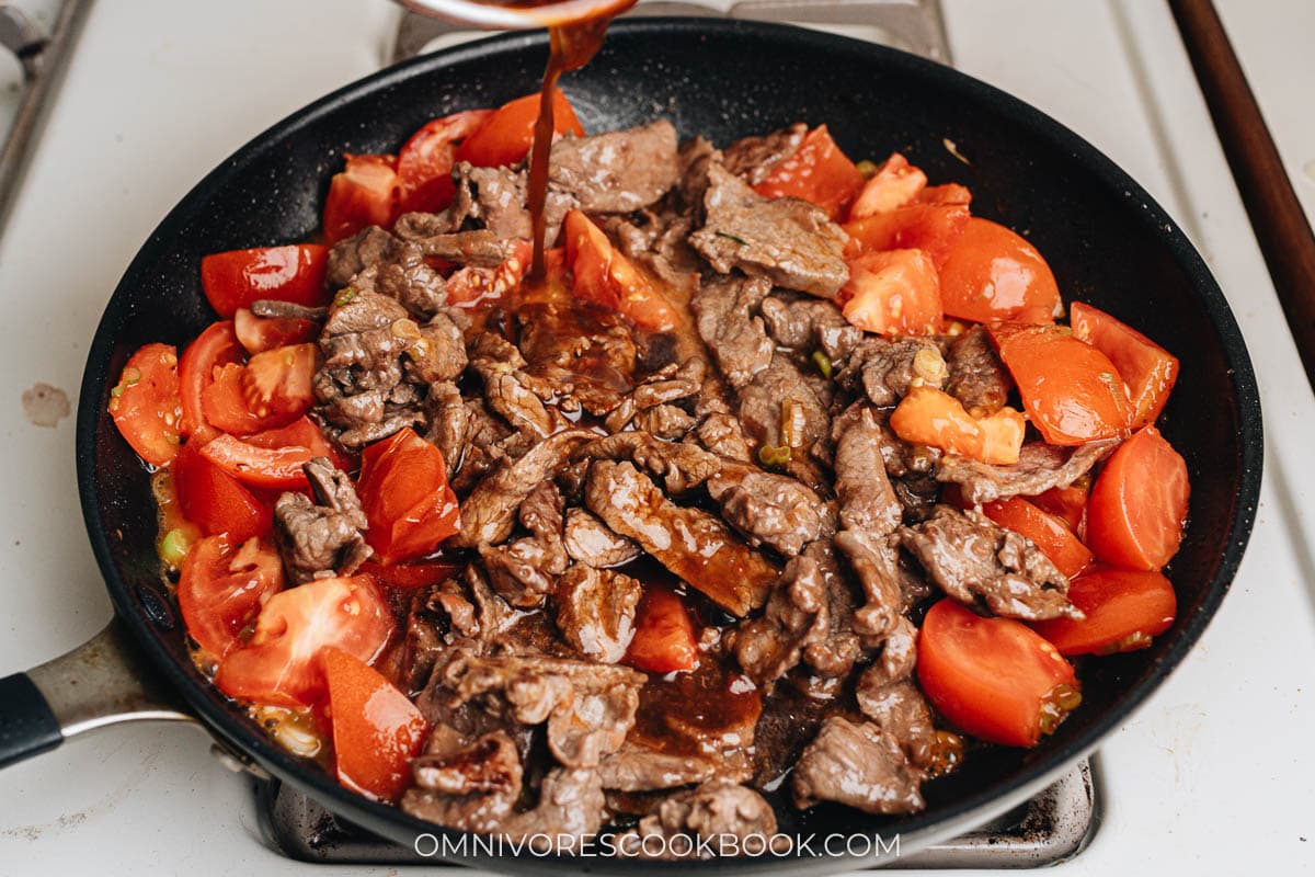 Beef and Tomato Stir Fry (番茄炒牛肉)